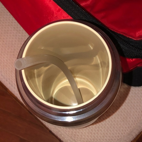 CocaCola cooler, reindeer plush, & tumbler cup set - Picture 9 of 11